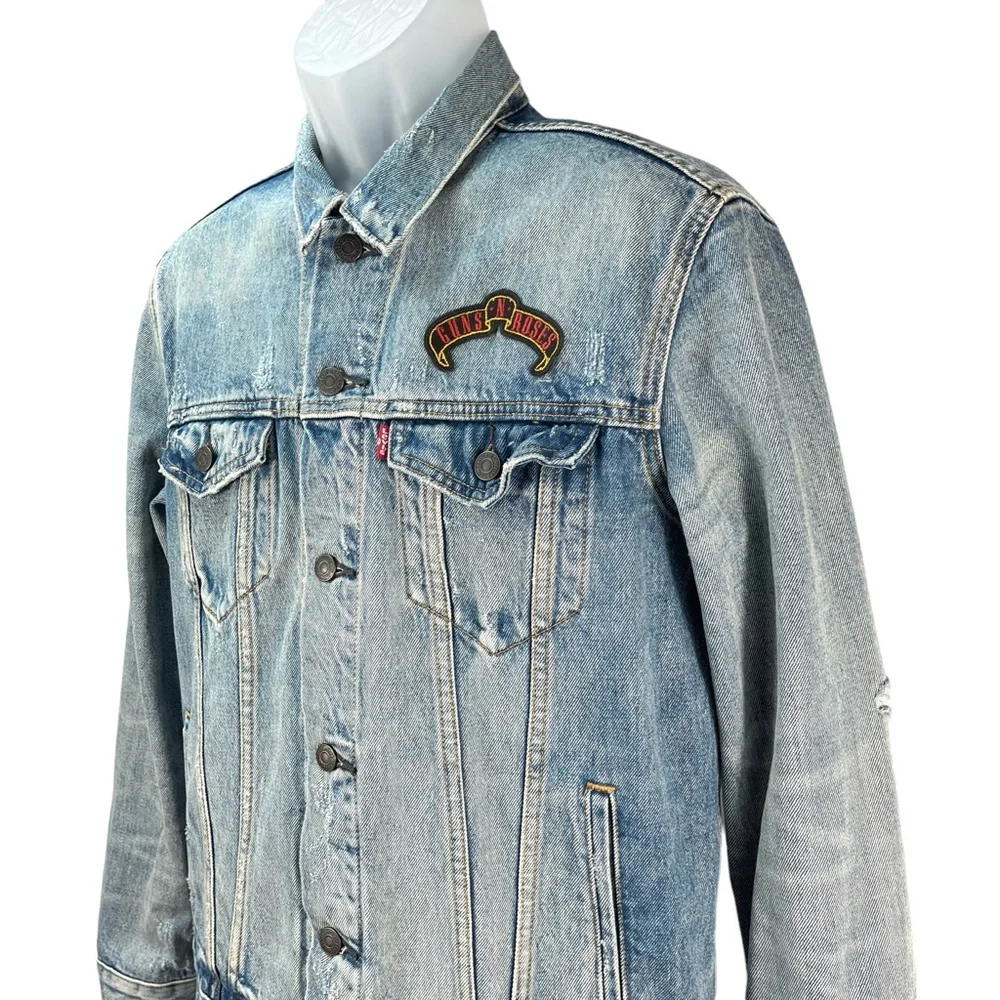 Levi’s Guns N Roses Mayfield Was‎ Here Denim Jacket Unisex Medium